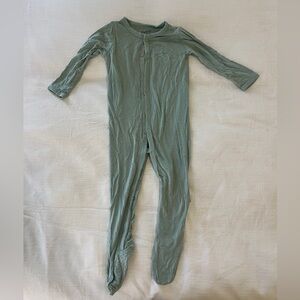 Kyte BABY Sage Green Footie One Piece